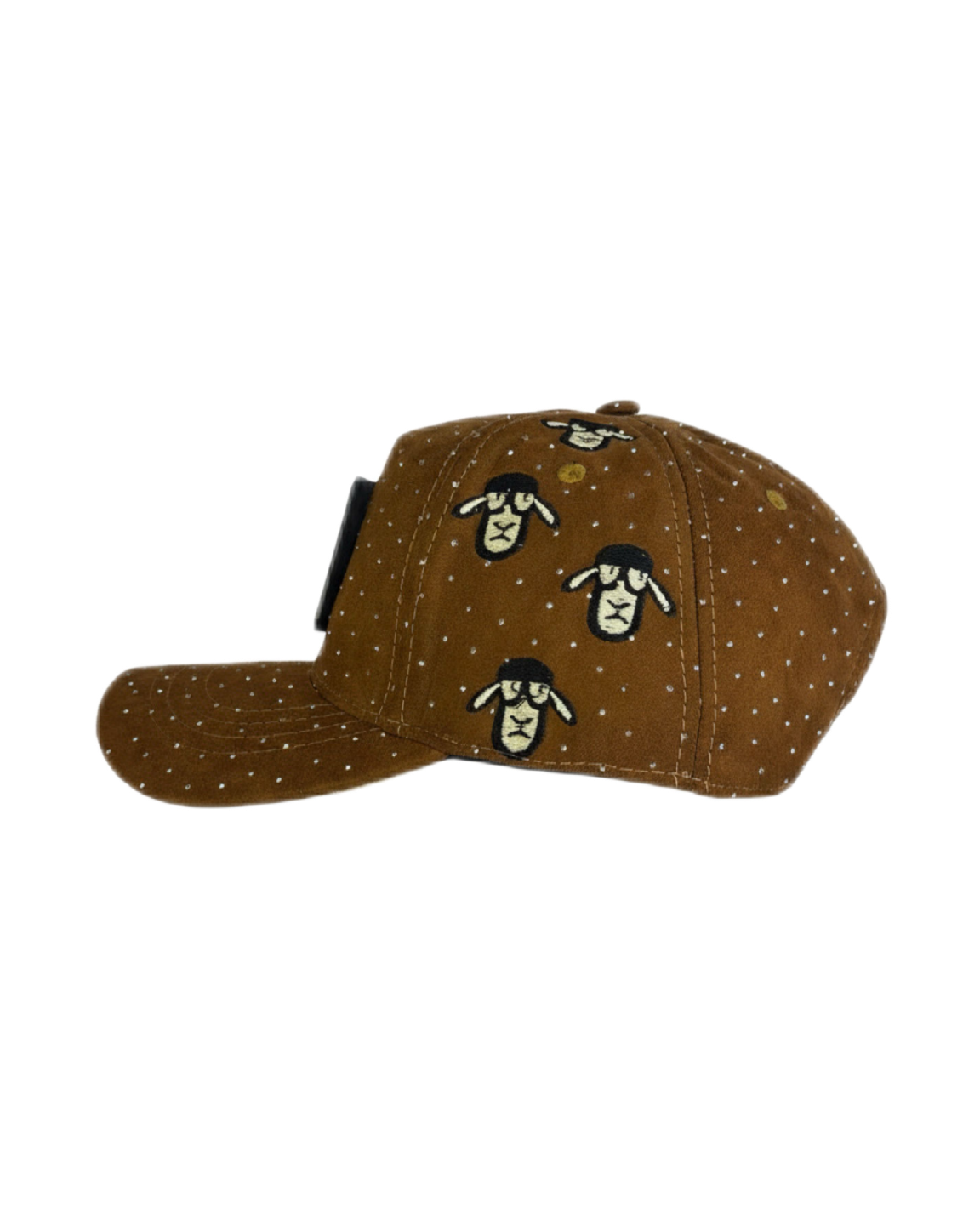 GORRA LA OVEJA NEGRA CAFE | Snapback Visera Semicurva