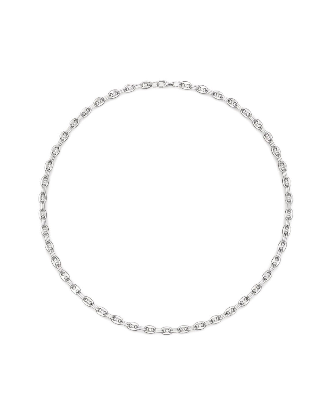 CADENA ESLABÓN MARINERO SILVER | Acero 316L Inoxidable