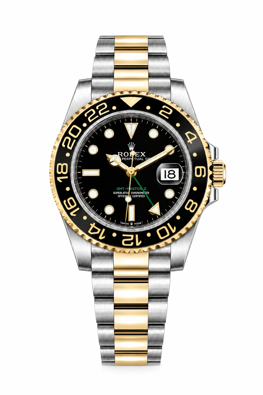 GMT-MASTER II BLACK & GOLD | TWO-TONE