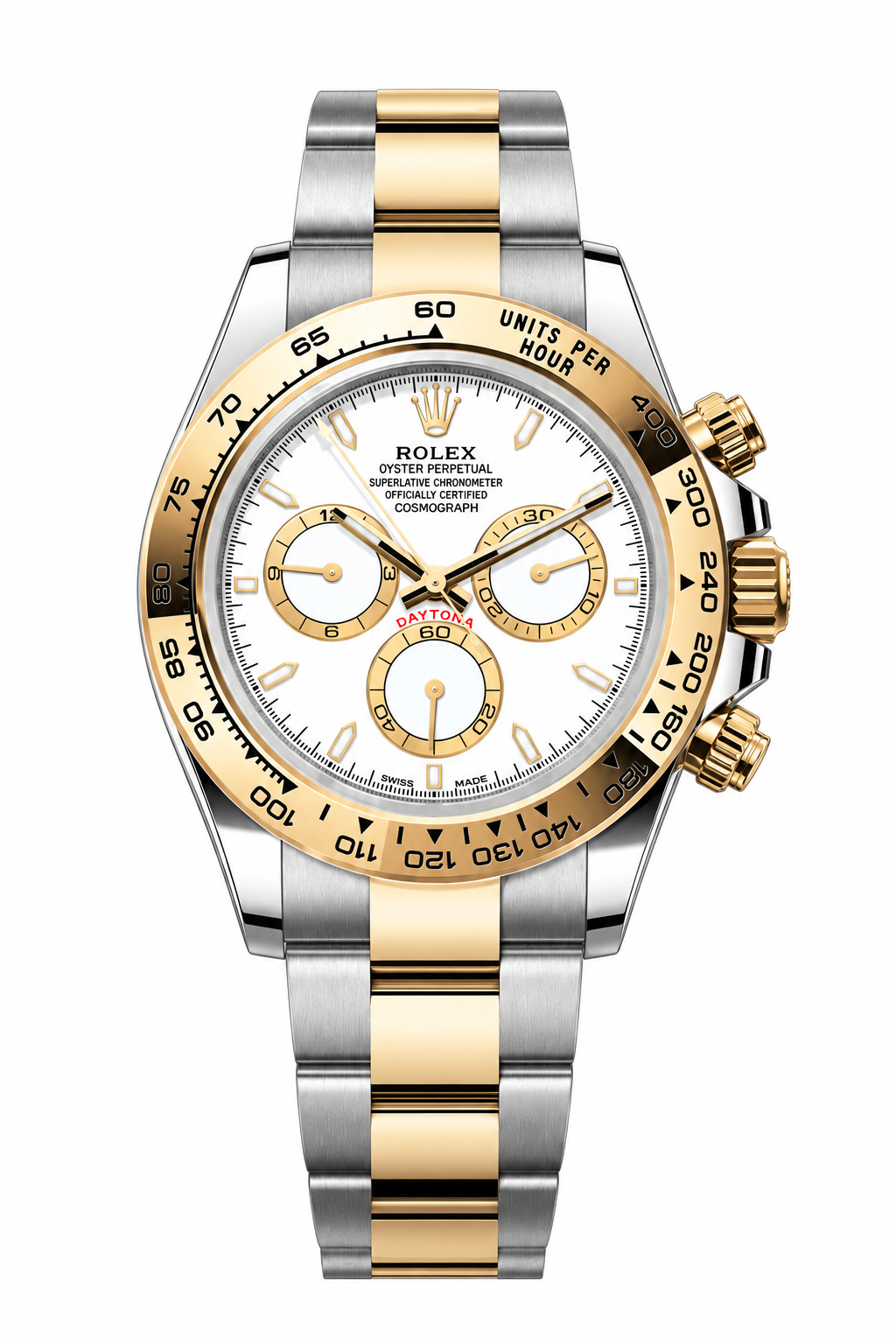DAYTONA WHITE & GOLD | TWO-TONE