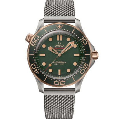 OMEGA SEAMASTER DIVER 300M GREEN BRONZE GOLD