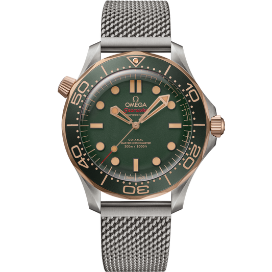 OMEGA SEAMASTER DIVER 300M GREEN BRONZE GOLD