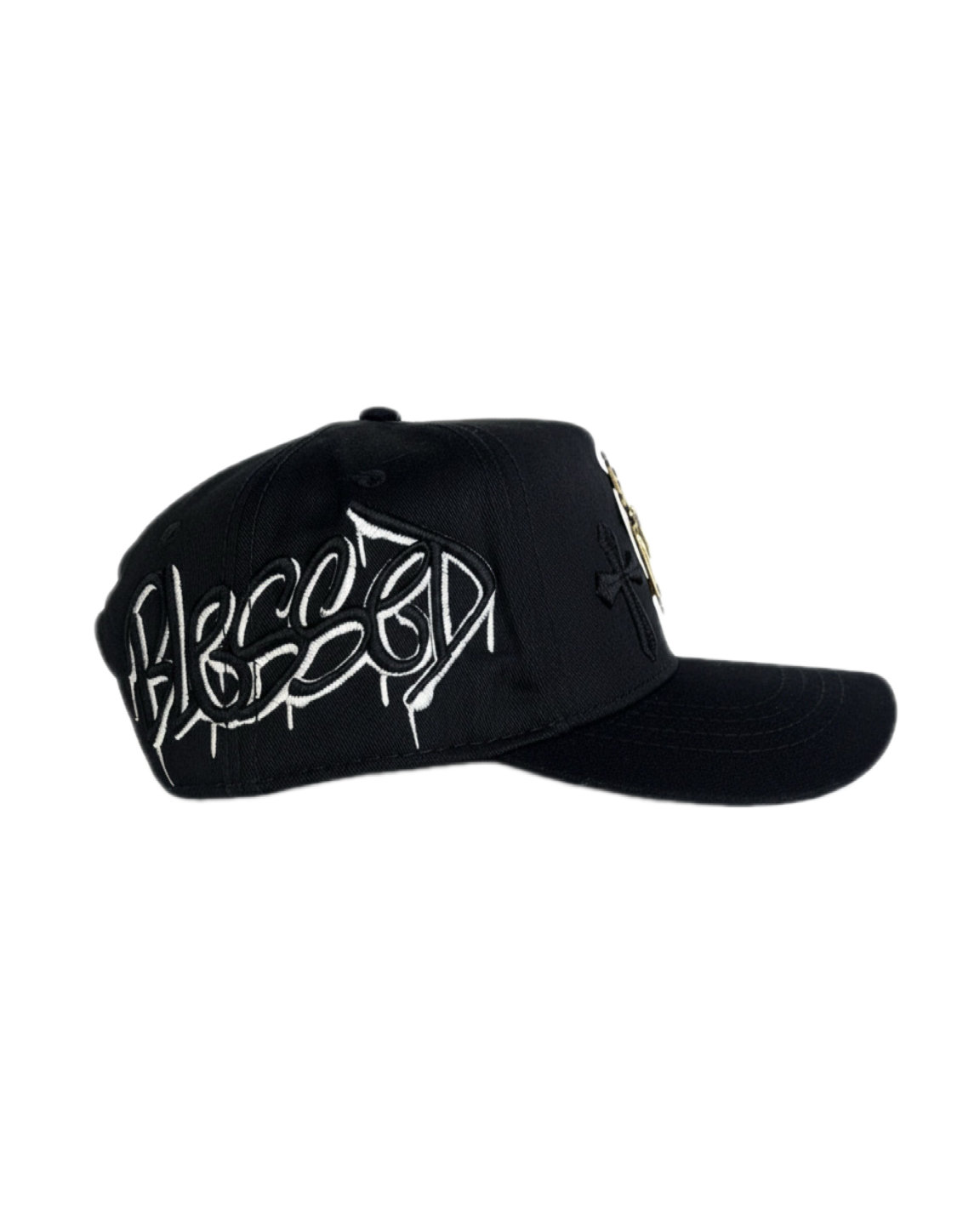 GORRA REGION HATS - BLESSED BLACK | Snapback Visera Semicurva