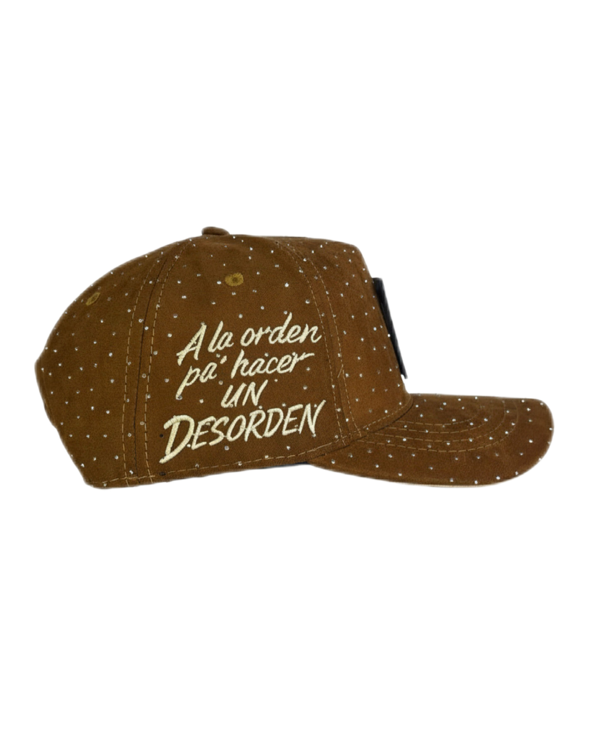 GORRA LA OVEJA NEGRA CAFE | Snapback Visera Semicurva