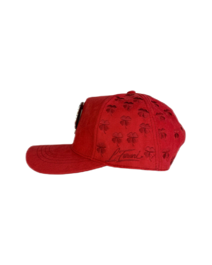 Gorra Caps Fans TREBOL GOLD RED | Snapback Visera Semicurva