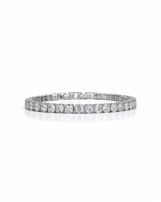 PULSERA DIAMOND LINE SILVER