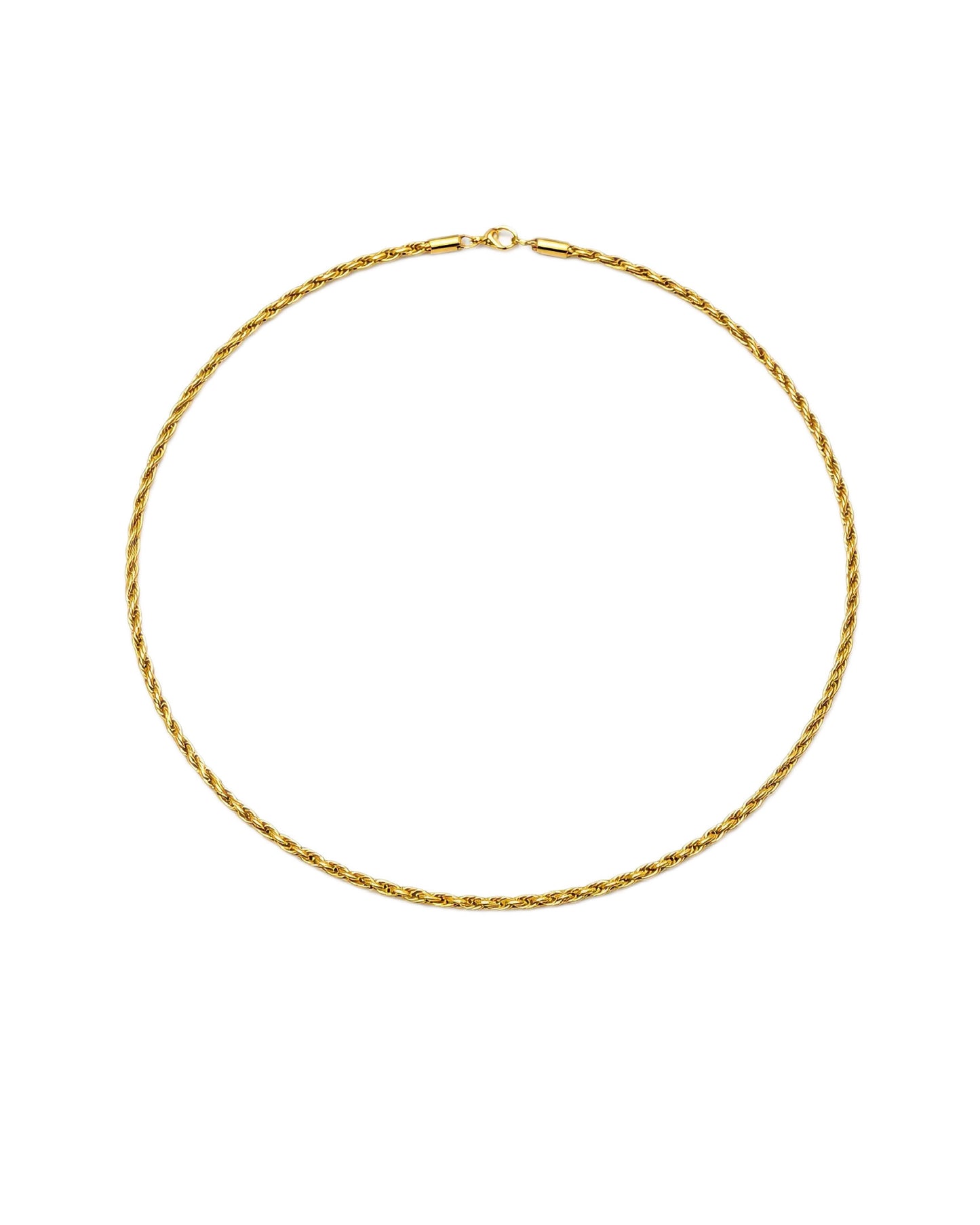 CADENA ROPE MEDIA GOLD | Acero 316L Inoxidable