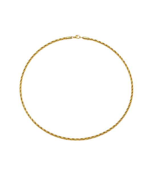CADENA ROPE MEDIA GOLD | Acero 316L Inoxidable