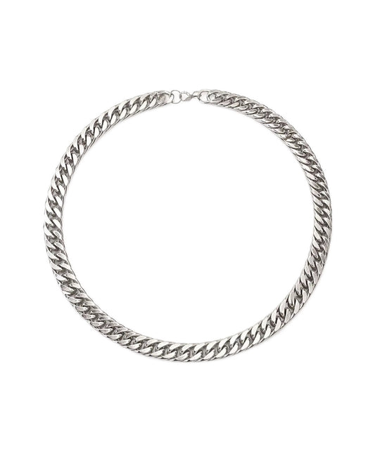 CADENA CUBANA XL SILVER | Acero 316L Inoxidable