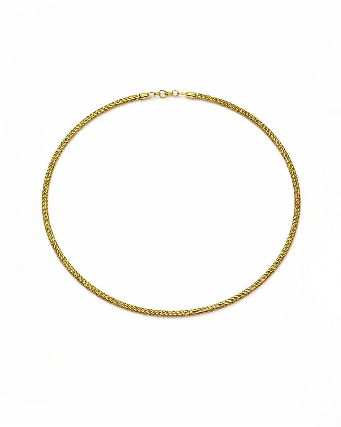 CADENA TEXTURIZADA GOLD | Acero 316L Inoxidable