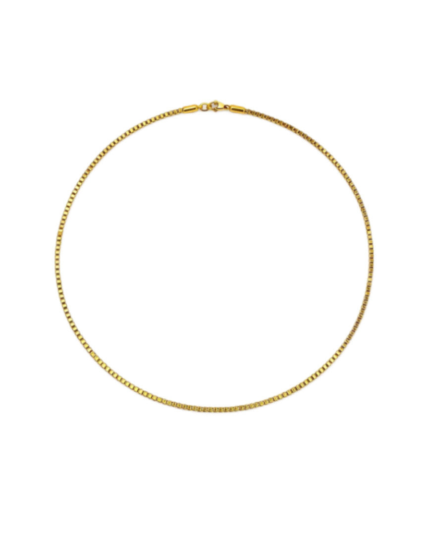 CADENA CAJA GOLD | Acero 316L Inoxidable
