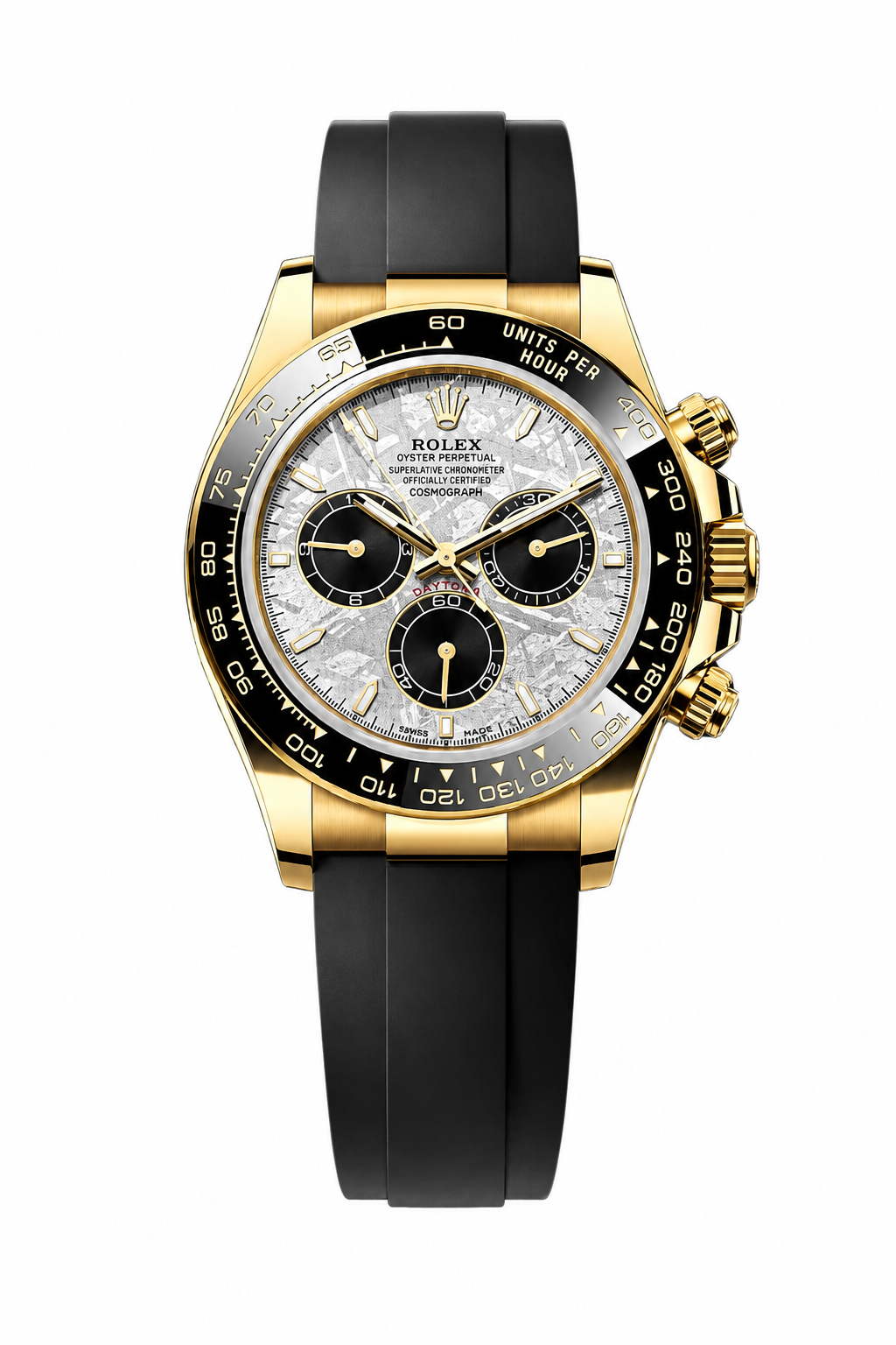 DAYTONA METEORITE GOLD OYSTERFLEX