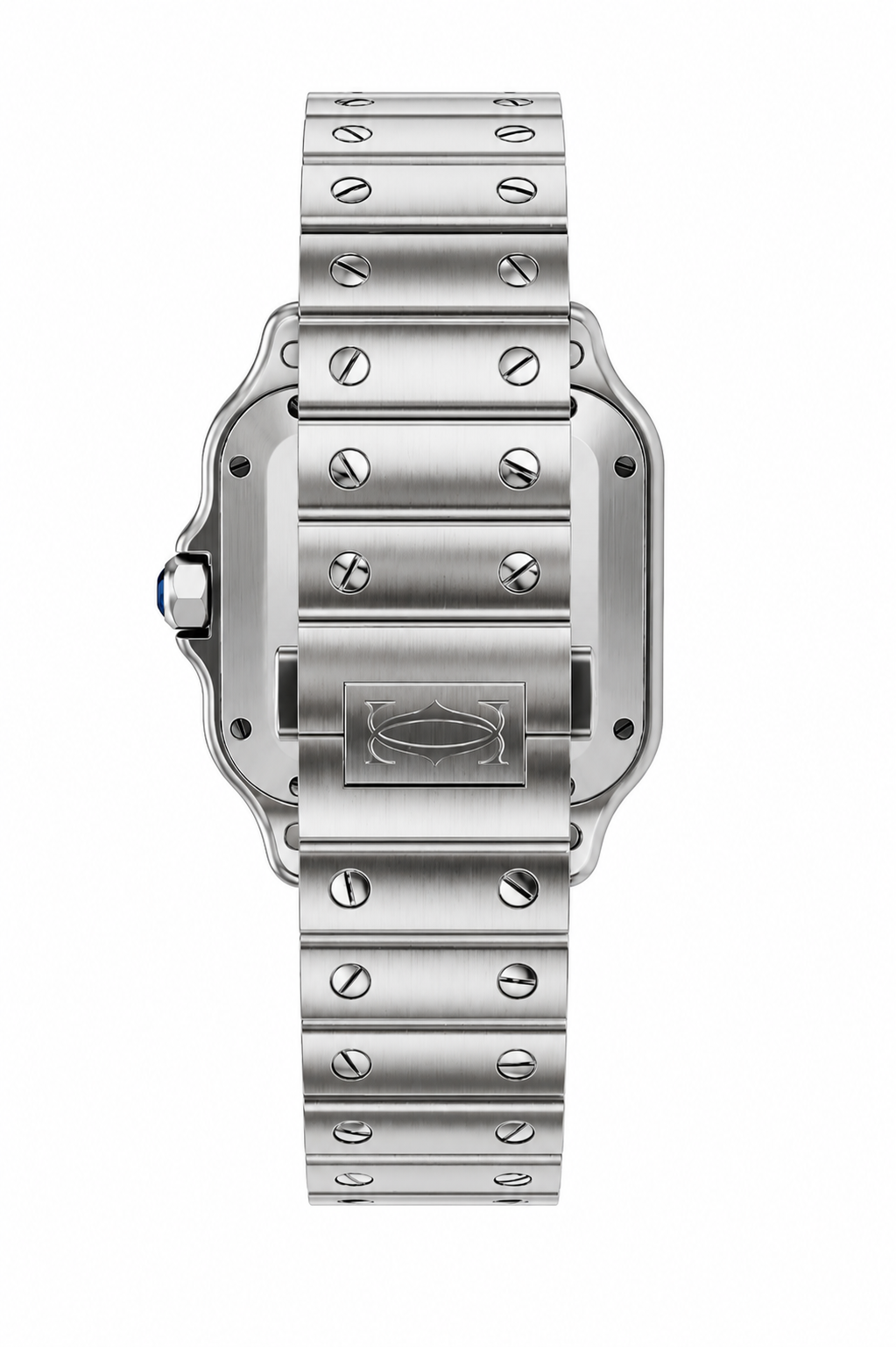 SANTOS STEEL-WHITE DIAL